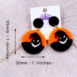 New Halloween Ghost Earrings Cute Acrylic Handmade Jewelry